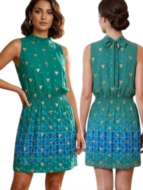 SACHIN & BABI ANTHROPOLOGIE "Empyrean" Halter Dress - Size 10